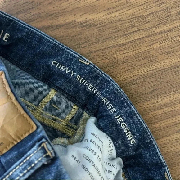 AE curvy super hi rise Jeggings  00 - Picture 4 of 7